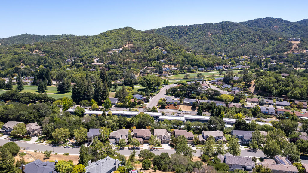 Aerial of Pointe Marin Novato