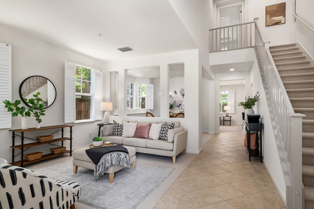Living room in Novato CA