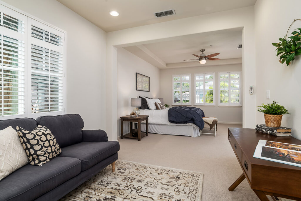 Primary suite at 76 Oak Grove Dr in Pointe Marin Novato