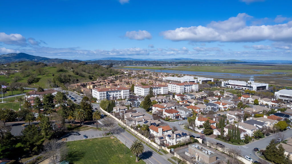 Aerial of Hamilton Novato